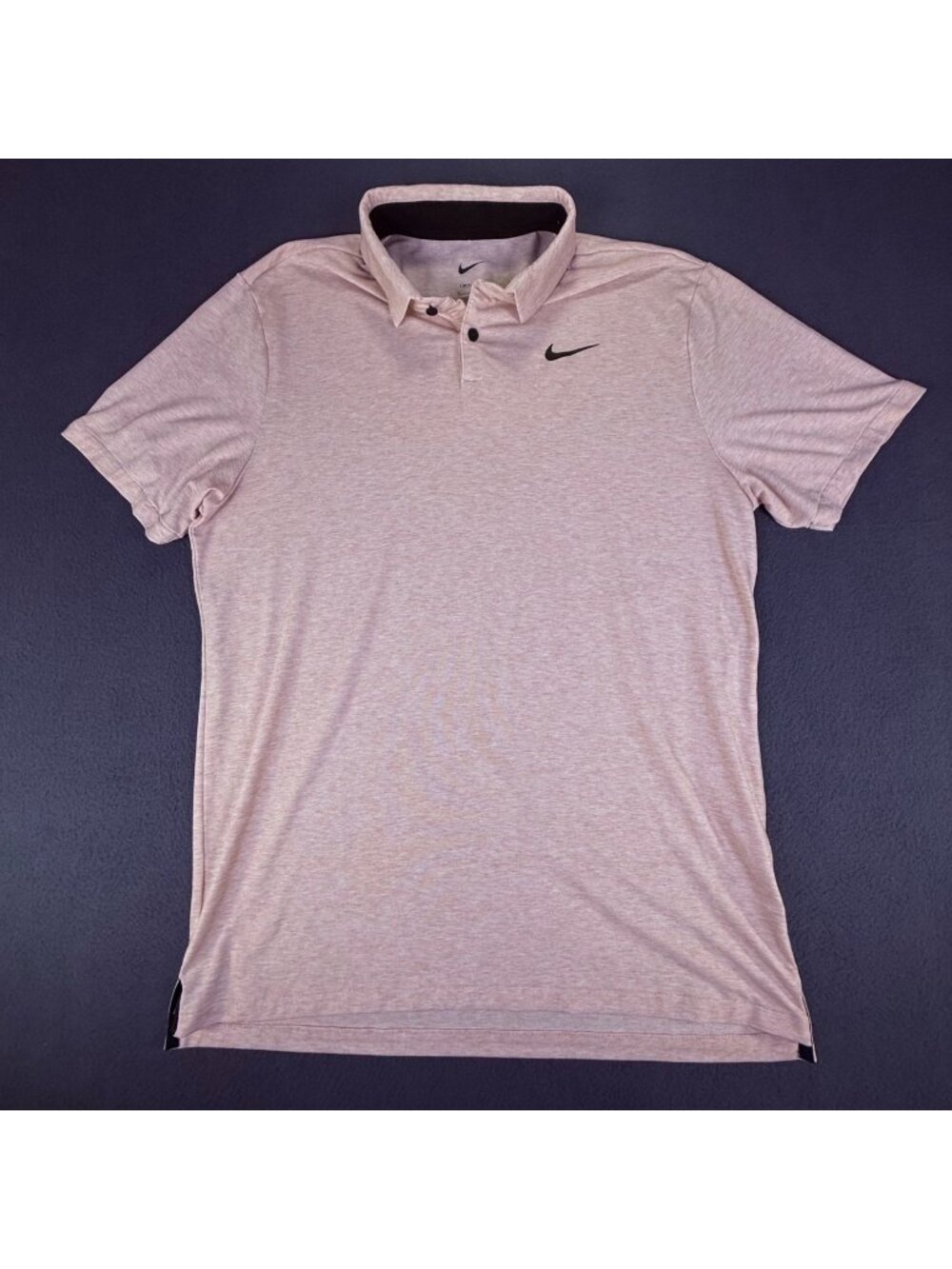Nike Dri-FIT Tour Men's Golf Polo Shirt Hesther Salmon DV3123-601 Mens Med EUC